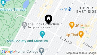 Map of 765 Park Avenue Unit: 7B, New York City NY, 10021