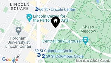 Map of 41 Central Park West Unit: 11A, New York City NY, 10023