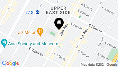 Map of 240 East 76th Street Unit: 11P, New York City NY, 10021