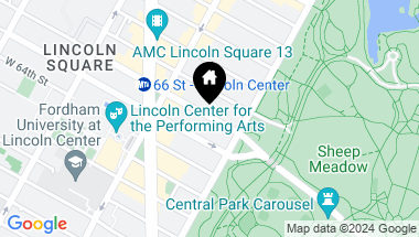 Map of 50 West 66th Street Unit: 41NS, New York City NY, 10023