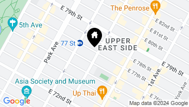 Map of 176 East 77th Street Unit: 3FG, New York City NY, 10075