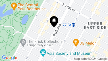 Map of 812 Park Avenue Unit: 9/10B, New York City NY, 10021