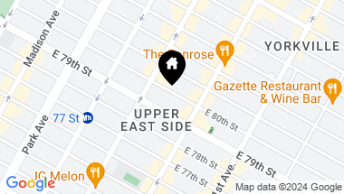 Map of 222 East 80th Street Unit: 4A, New York City NY, 10075