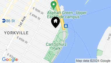 Map of 180 East End Avenue Unit: 21GH, New York City NY, 10128