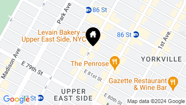 Map of 200 East 83rd Street Unit: PH-B, New York City NY, 10028