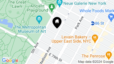 Map of 1100 Madison Avenue Unit: 4AB, New York City NY, 10028