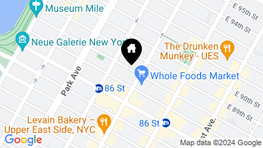 Map of 180 East 88th Street Unit: PH, New York City NY, 10128