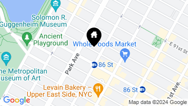 Map of 120 E 87th Street Unit: P6AK, New York City NY, 10128