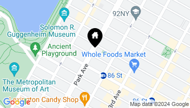 Map of 1065 Park Avenue Unit: 19D, New York City NY, 10128