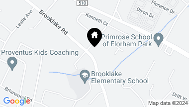 Map of 246 Brooklake Rd, Florham Park Boro NJ, 07932