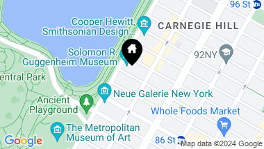 Map of 9 East 88th Street, New York City NY, 10128