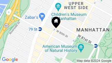 Map of 186 West 80th Street Unit: 7A, New York City NY, 10024