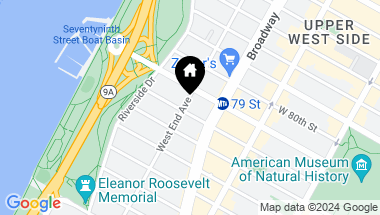 Map of 390 West End Avenue Unit: 2ABC, New York City NY, 10024