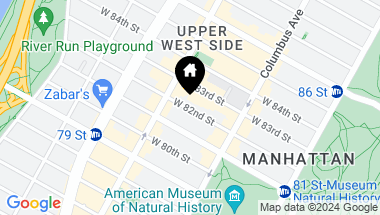 Map of 139 West 82nd Street Unit: 4A, New York City NY, 10024