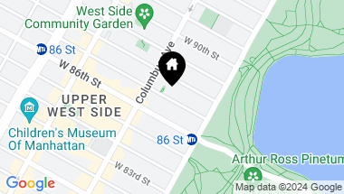 Map of 41 West 87th Street, New York City NY, 10024
