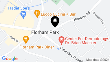 Map of 6 Hanover Road, Florham Park Boro NJ, 07932