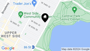 Map of 300 Central Park West Unit: 9D, New York City NY, 10024