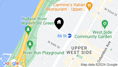 Map of 535 West End Avenue Unit: 17, New York City NY, 10024