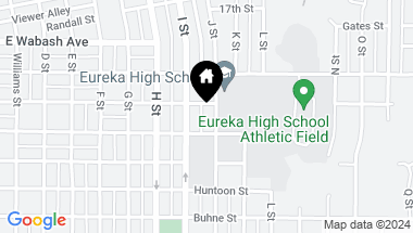 Map of 2018&2016 J Street, Eureka CA, 95501