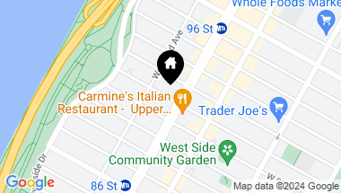 Map of 251 W 91st Street # 14B, New York NY, 10025