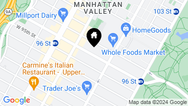 Map of 125 West 96th Street Unit: 3B, New York City NY, 10025