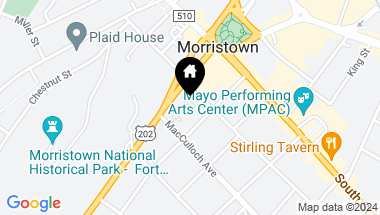 Map of 7 Maple Ave 8, Morristown Town NJ, 07960