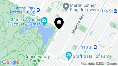 Map of 1280 Fifth Avenue Unit: 17B/18B, New York City NY, 10029