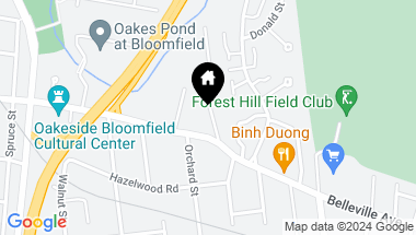 Map of 50 Woodland Rd, Bloomfield Twp NJ, 07003