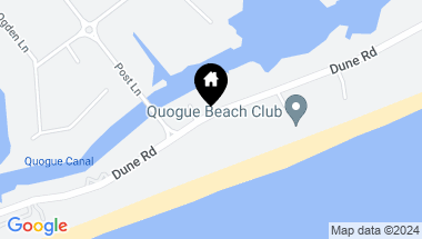 Map of 124 Dune Road, Quogue NY, 11959