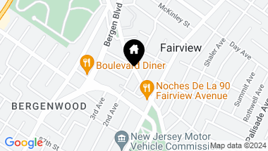 Map of 390 AVE, Fairview NJ, 07022-0000