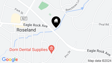 Map of 114 Eagle Rock Ave, Roseland Boro NJ, 07068
