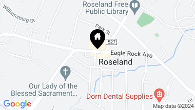 Map of 183 Eagle Rock Ave, Roseland Boro NJ, 07068