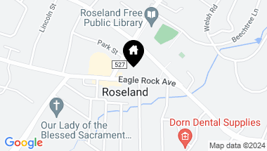 Map of 154 Eagle Rock Ave, Roseland Boro NJ, 07068