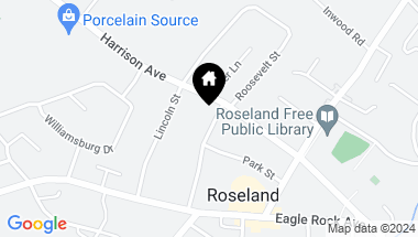 Map of 46 Cortland St, Roseland Boro NJ, 07068