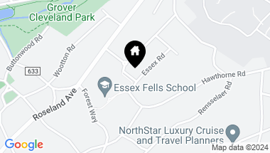 Map of 4 Hilltop Way, Essex Fells Twp NJ, 07021