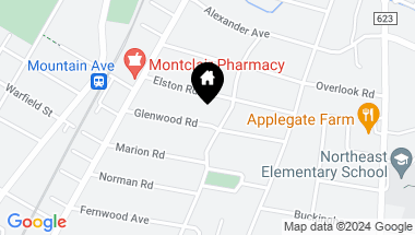 Map of 37 Glenwood Rd, Montclair Twp NJ, 07043