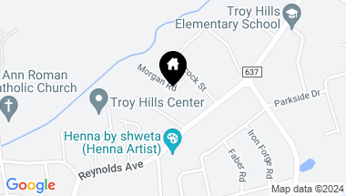 Map of 14 Morgan Rd, Parsippany - Troy Hills Twp NJ, 07054