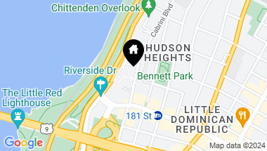 Map of 140 Cabrini Boulevard Unit: 111-112, New York City NY, 10033