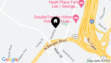 Map of 2038B Hoefleys Lane, Fort Lee NJ, 07024