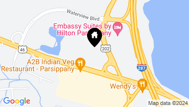 Map of 11 Waterview Blvd, Parsippany - Troy Hills Twp NJ, 07054