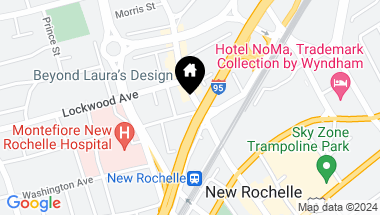Map of 342 North Avenue, New Rochelle NY, 10801