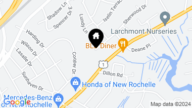 Map of 73 Sherwood Drive, Larchmont NY, 10538