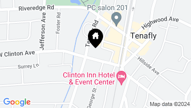 Map of 27 West Clinton Avenue 1a, Tenafly NJ, 07670
