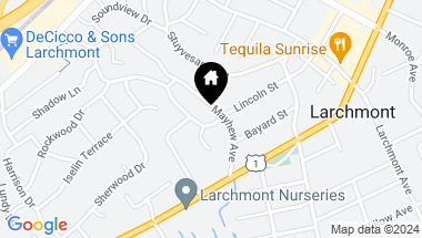 Map of 18 Mayhew Avenue, Larchmont NY, 10538