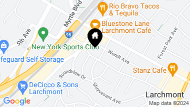 Map of 225 Larchmont Avenue, Larchmont NY, 10538