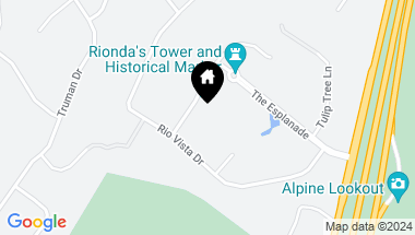 Map of 8 Stone Tower Drive, Alpine NJ, 07620