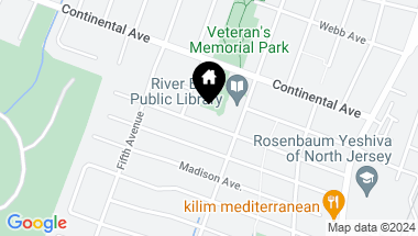 Map of 216 Adams Avenue, River Edge NJ, 07661