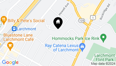 Map of 62 Carleon Avenue, Larchmont NY, 10538