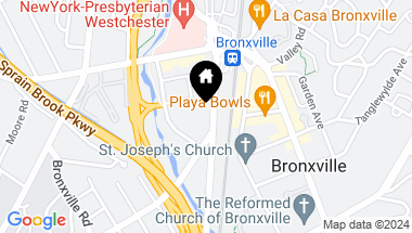 Map of 91 Parkway Road # 1G, Bronxville NY, 10708