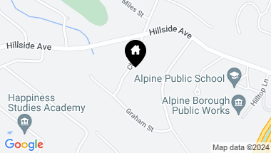 Map of 14 Church Street, Alpine NJ, 07620